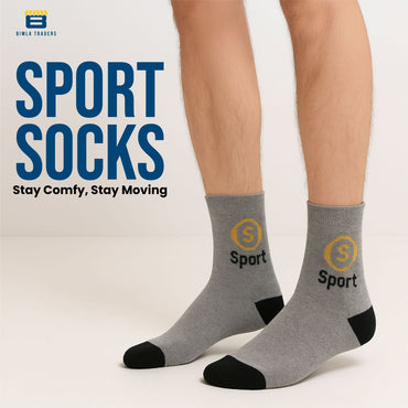 Bimla Traders Solid Ankle Socks for Men & Women Multicolor Free Size, Colours Would Vary