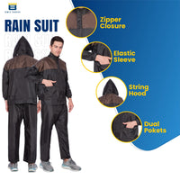 Bimla Traders Two color Waterproof Rainsuit For Men,Men Bike Rain Suit Rain Jacket Suit Inner Mobile Pocket