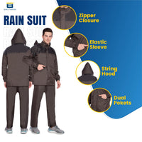 Bimla Traders Two color Waterproof Rainsuit For Men,Men Bike Rain Suit Rain Jacket Suit Inner Mobile Pocket
