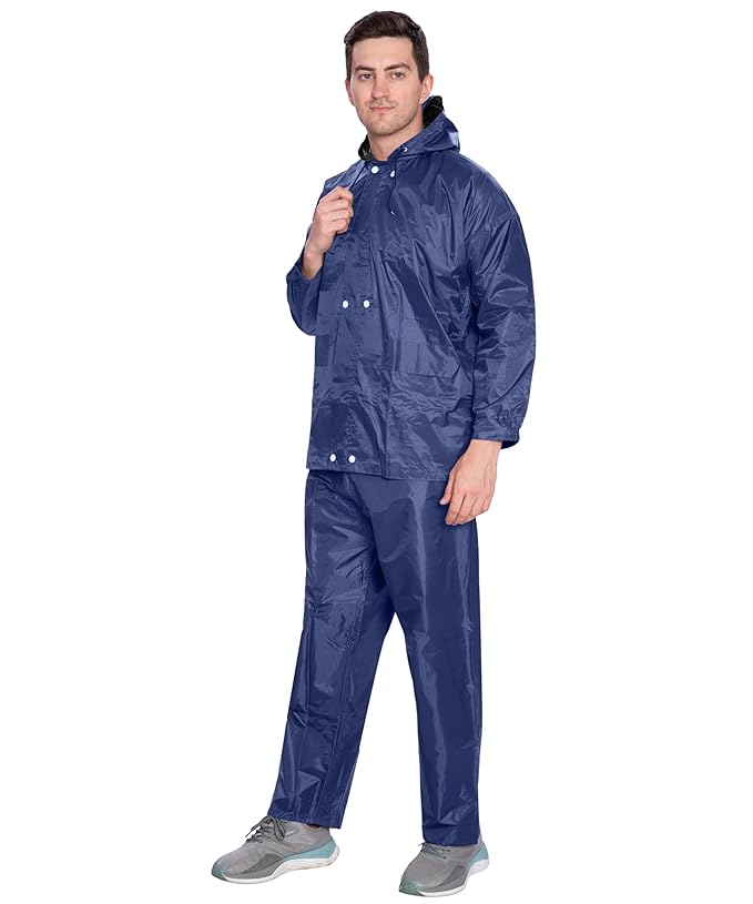 Btag Men's Lightweight and Waterproof Hood Raincoat