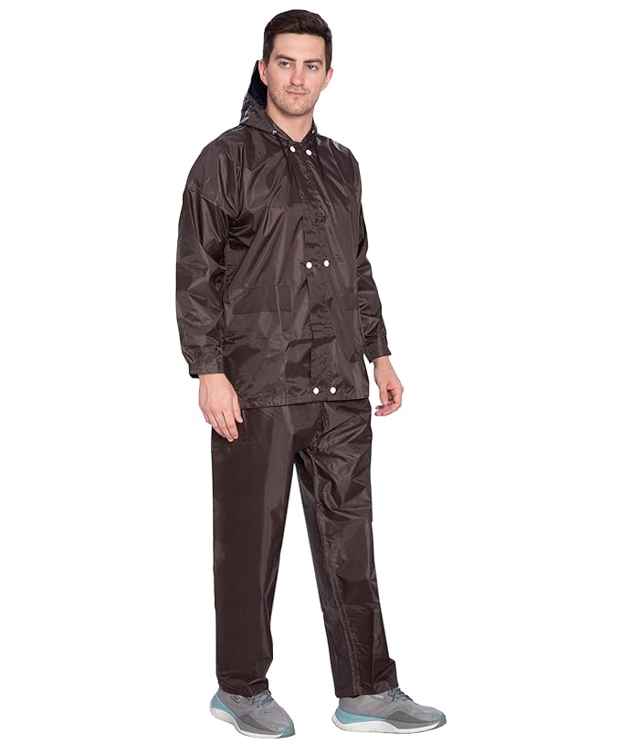 Btag Men's Lightweight and Waterproof Hood Raincoat