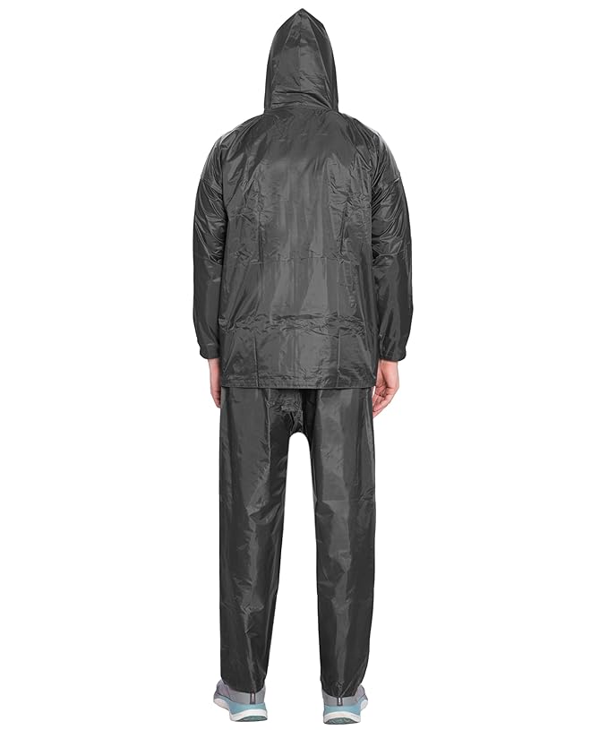Bimla Traders Men's Lightweight and Waterproof Hood Raincoat With pocket and bag | Solid | Comfortable | Modern
