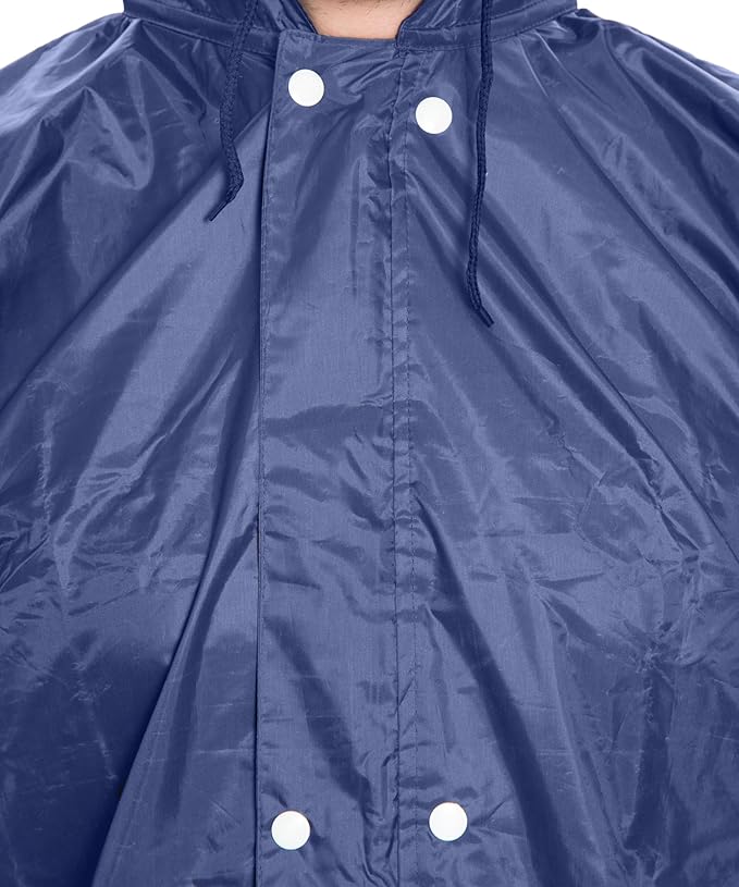 Bimla Traders Men's Lightweight and Waterproof Hood Raincoat With pocket and bag | Solid | Comfortable | Modern