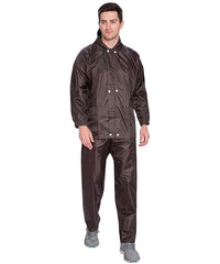 Bimla Traders Men's Lightweight and Waterproof Hood Raincoat With pocket and bag | Solid | Comfortable | Modern