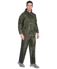 Bimla Traders Men's Lightweight and Waterproof Hood Raincoat With pocket and bag | Solid | Comfortable | Modern