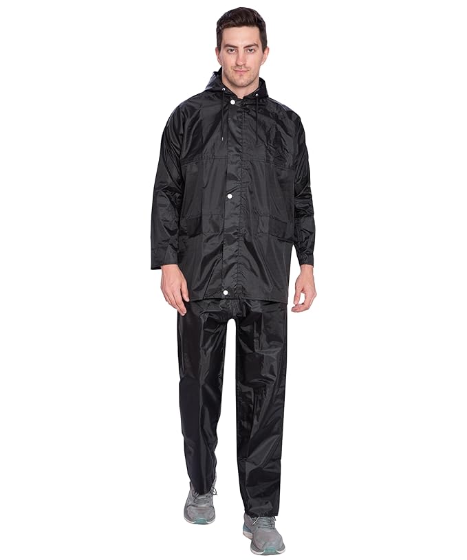 Btag Men's Lightweight and Waterproof Hood Raincoat