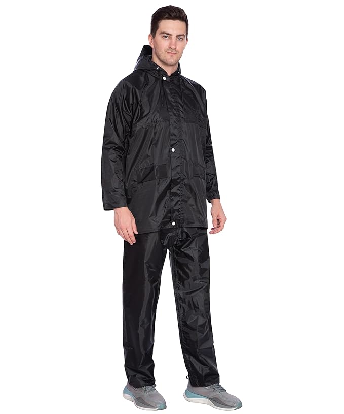 Btag Men's Lightweight and Waterproof Hood Raincoat