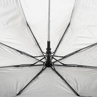 BTfash Round Handle 3 Fold Small size Black Portable Umbrella for Men Women & Kids | UV Protection, Waterproof, Rain, Sunlight Protection | Pack of 1