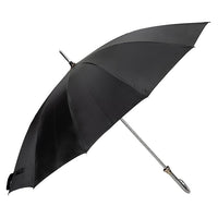BTfash J Handle Big size 12 Tar Black Umbrella for Men Women & Kids | UV Protection, Waterproof, Rain, Sunlight Protection | Pack of 1
