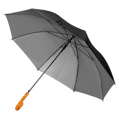 Btag Wooden J Handle Big size Auto Open Umbrella for Men Women & Kids | UV Protection, Waterproof, Rain, Sunlight Protection