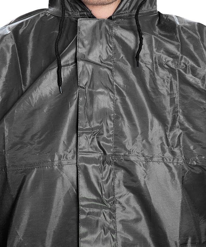Btag Men's Lightweight and Waterproof Hood Raincoat