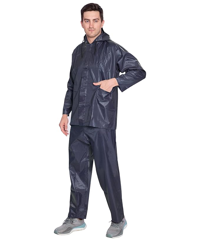 Btag Men's Lightweight and Waterproof Hood Raincoat