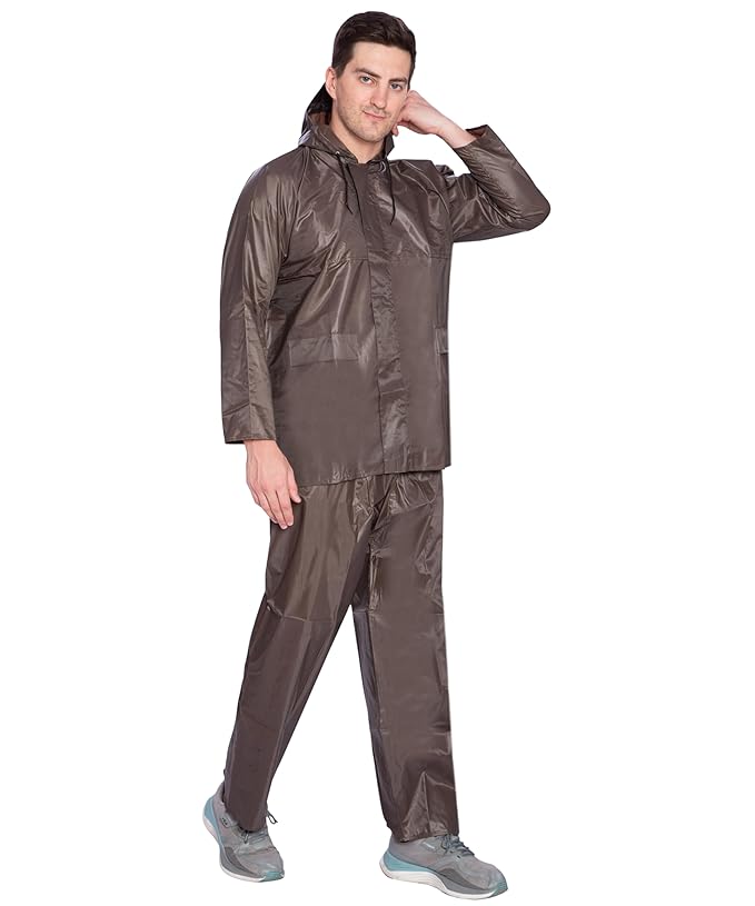 Btag Men's Lightweight and Waterproof Hood Raincoat