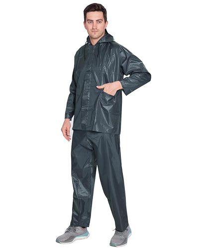 Btag Men's Lightweight and Waterproof Hood Raincoat