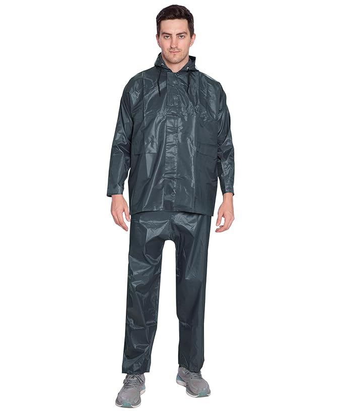 Btag Men's Lightweight and Waterproof Hood Raincoat
