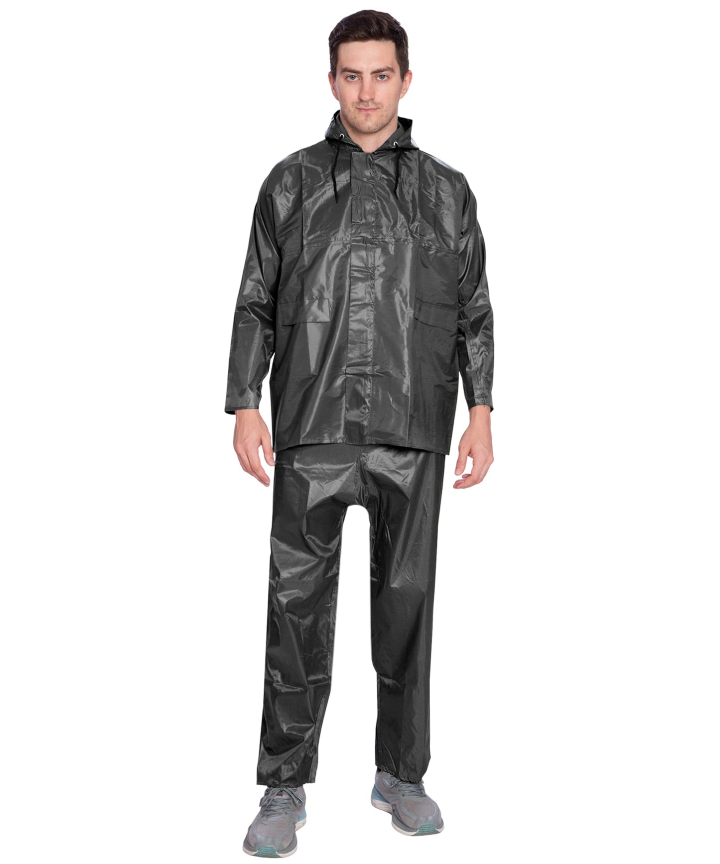Bimla Traders Men's Lightweight and Waterproof Hood Raincoat