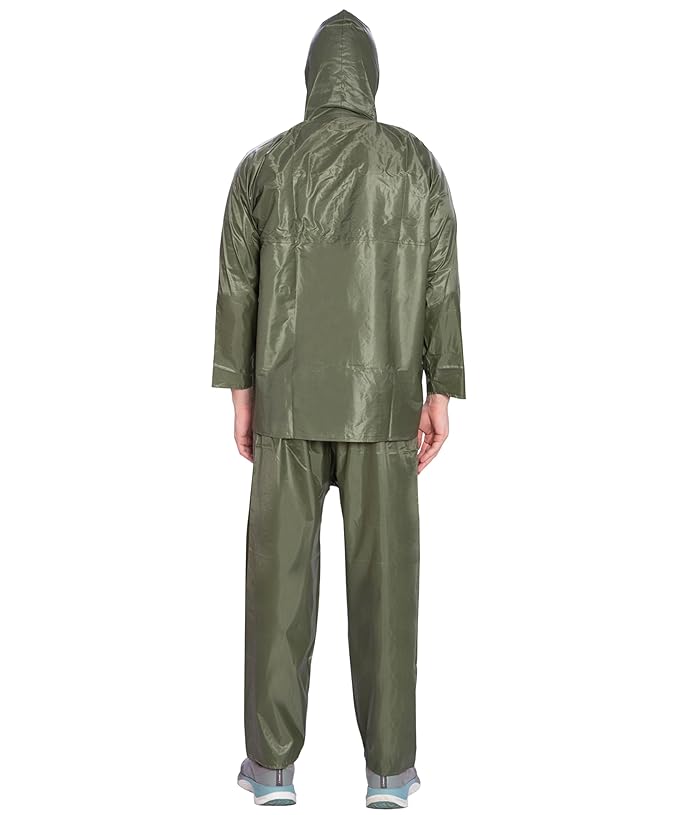 Bimla Traders Men's Waterproof and Lightweight Hood Raincoat With pocket and bag | Solid | Comfortable | Modern