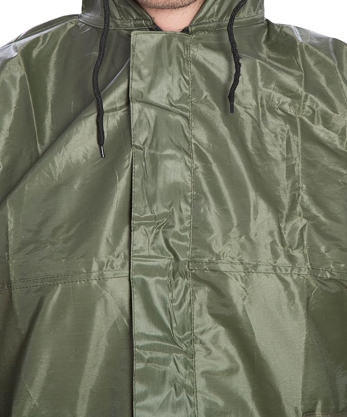 Bimla Traders Men's Waterproof and Lightweight Hood Raincoat With pocket and bag | Solid | Comfortable | Modern