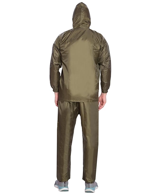 Bimla Traders Men's Lightweight and Waterproof Hood Raincoat With pocket and bag | Solid | Comfortable | Modern