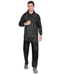 Bimla Traders Men's Lightweight and Waterproof Hood Raincoat With pocket and bag | Solid | Comfortable | Modern