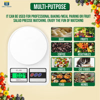 Bimla Traders Digital Kitchen Food Weighing Scale For Healthy Living, Home Baking, Cooking, Fitness & Balanced Diet.