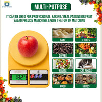 Bimla Traders Digital Kitchen Food Weighing Scale For Healthy Living, Home Baking, Cooking, Fitness & Balanced Diet.