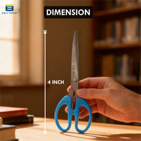 Bimla Traders Stainless Steel Multicoloured Scissors Set Different Sizes for Household,Home & Kitchen, Office, Art & Craft, Sewing, Cloth Cutting