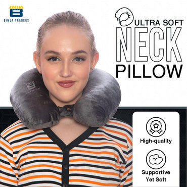 Bimla Traders Soft Fibre Filled Neck Pillow