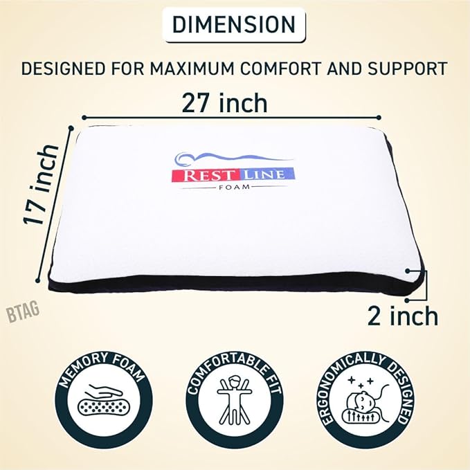 Btag Orthopedic Memory Foam Pillow | Cervical Pillow