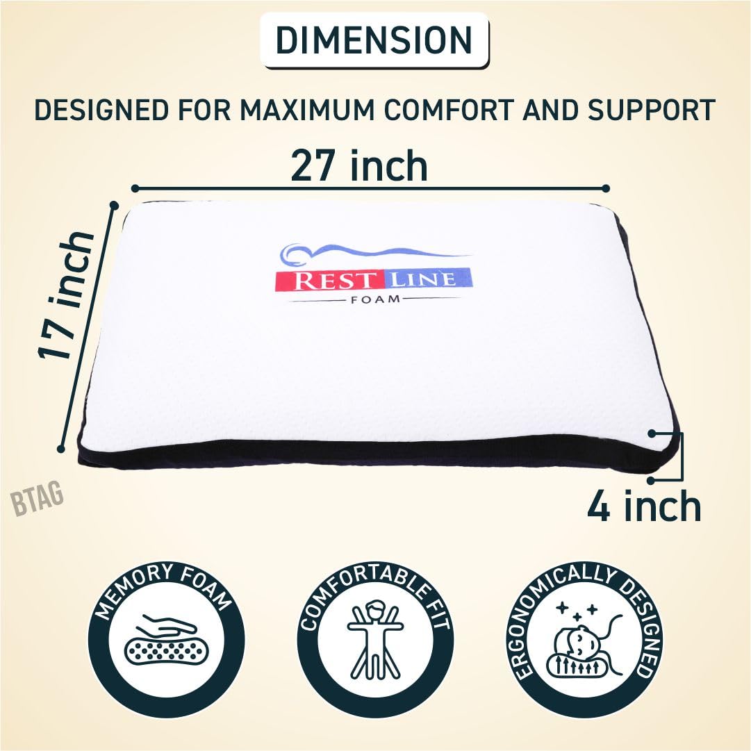 Bimla Traders Orthopedic Memory Foam Pillow | Cervical Pillow