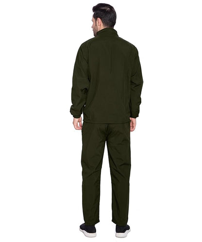 Btag Men's Solid Polyester Full Zip Sportswear Regular Fit Track Suit Sets