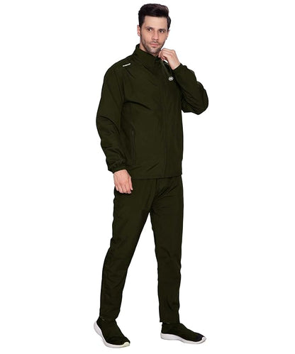 Btag Men's Solid Polyester Full Zip Sportswear Regular Fit Track Suit Sets