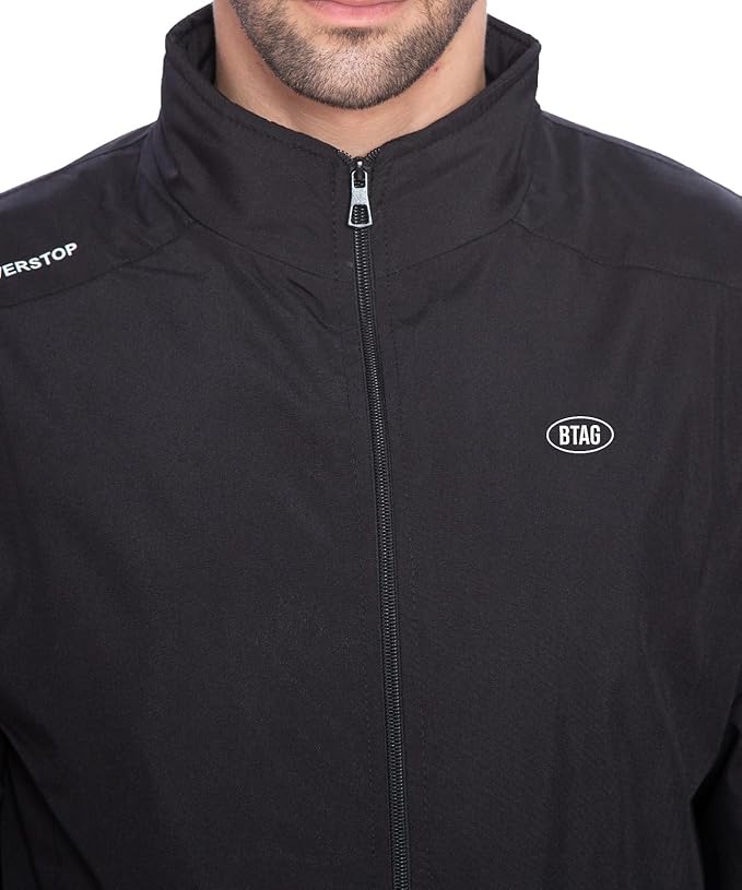 Men's Solid Polyester Full Zip Sportswear Regular Fit Track Suit Sets