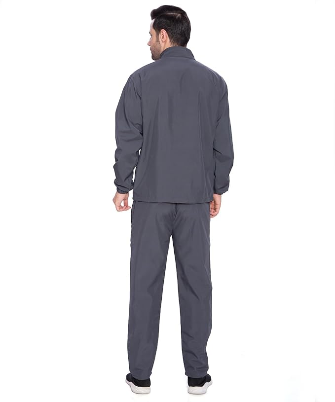 Btag Men's Solid Polyester Full Zip Sportswear Regular Fit Track Suit Sets
