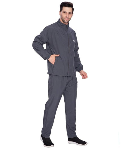 Btag Men's Solid Polyester Full Zip Sportswear Regular Fit Track Suit Sets