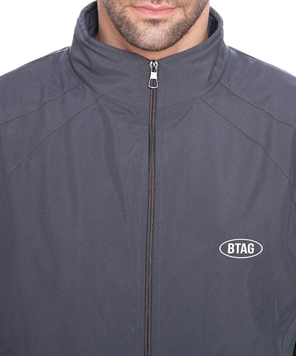 Btag Men's Solid Polyester Full Zip Sportswear Regular Fit Track Suit Sets
