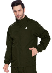 Bimla Traders Men's Winter Solid Polyester Full Zip Sportswear Regular Fit Jacket, Pack of 1