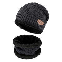 Bimla Traders Mens Winter Beanie Hats Scarf Set (2 Piece Combo)
