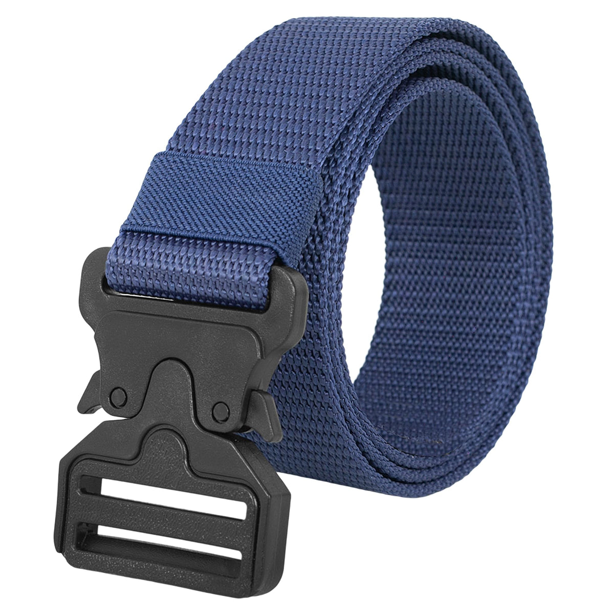 Bimla Traders Men's Synthetic Belt Wide Nylon Military Style Tactical Canvas Waist Belt With Buckle