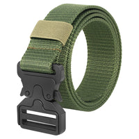 Bimla Traders Men's Synthetic Belt Wide Nylon Military Style Tactical Canvas Waist Belt With Buckle