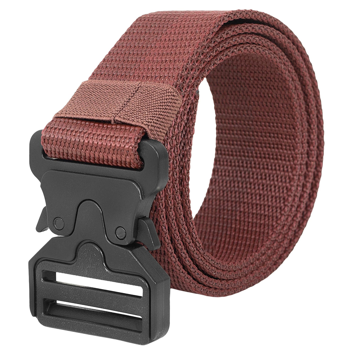 Bimla Traders Men's Synthetic Belt Wide Nylon Military Style Tactical Canvas Waist Belt With Buckle