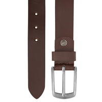Bimla Traders Top Grain Genuine Leather Belt for Men | Formal & Casual | Adjustable Size | Premium Buckle | Ideal for Jeans, Formal, and Casual Wear | Width 35 MM (Brown_)