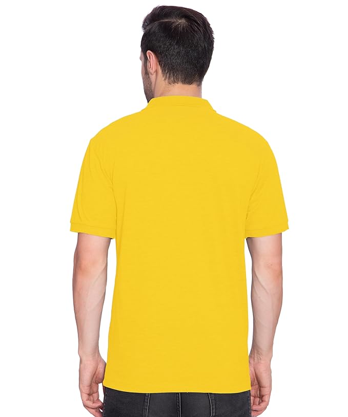 Btag Men's Regular Fit Polo Neck Half Sleeve Solid Premium T-Shirt | Pack of 1