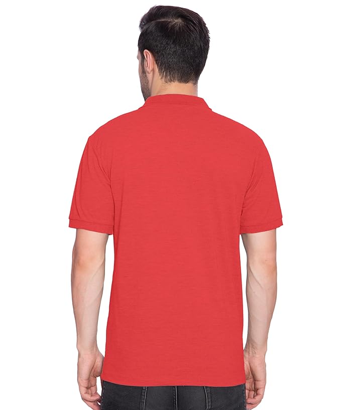 BTfash Men's Regular Fit Polo Neck Half Sleeve Solid Premium T-Shirt | Pack of 1