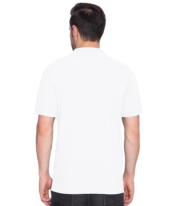 BTfash Men's Regular Fit Polo Neck Half Sleeve Solid Premium T-Shirt | Pack of 1
