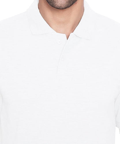 BTfash Men's Regular Fit Polo Neck Half Sleeve Solid Premium T-Shirt | Pack of 1