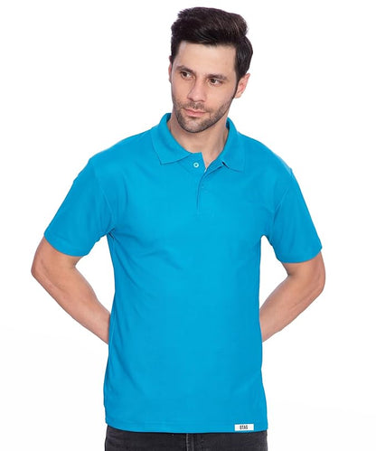 Btag Men's Dri-Fit Polo Neck Half Sleeve Solid Basic T-Shirt | Pack of 1