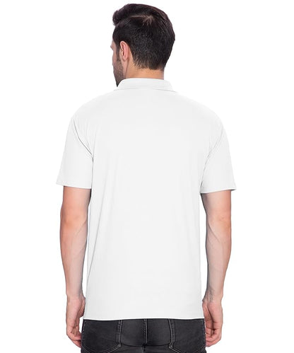 BTfash Men's Dri-Fit Polo Neck Half Sleeve Solid Basic T-Shirt | Pack of 1