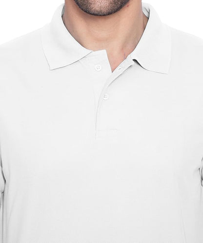 BTfash Men's Dri-Fit Polo Neck Half Sleeve Solid Basic T-Shirt | Pack of 1