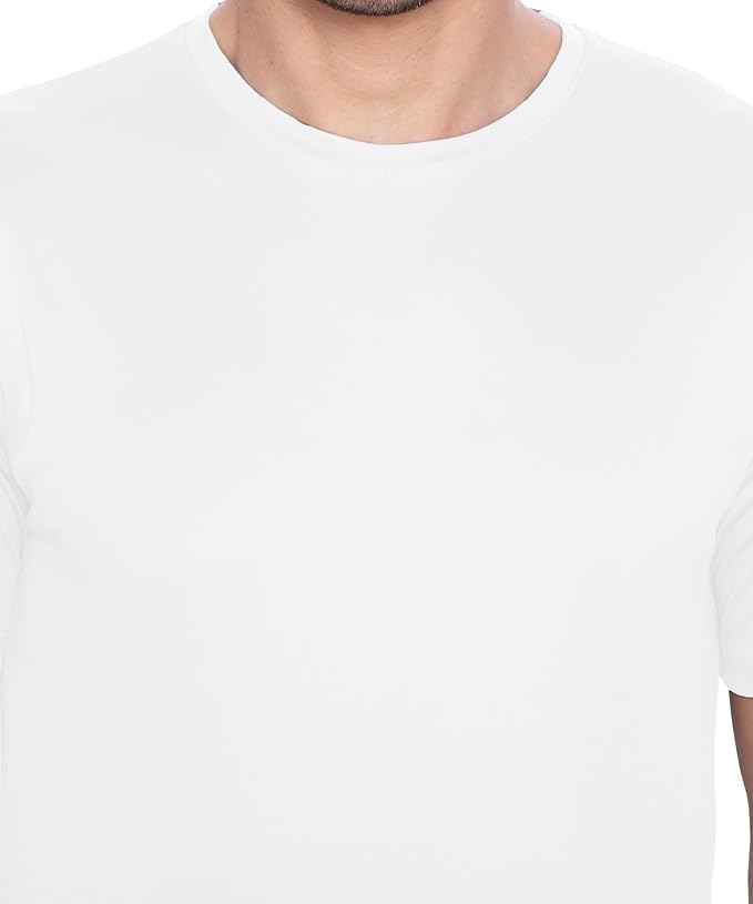 Btag Men's Dri-Fit Round Neck Half Sleeve Solid Basic T-Shirt | Pack of 1